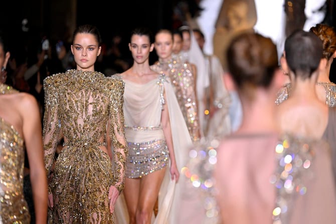 Zuhair Murad presents Spring 2024 haute couture collection in Paris