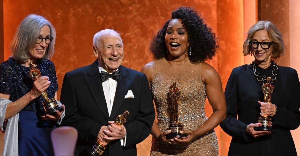 Angela Bassett, Mel Brooks accept honorary Oscars at Hollywood gala