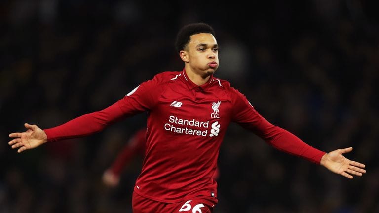 Liverpool’s Alexander-Arnold out for three weeks with knee injury