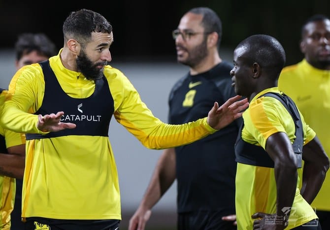 Benzema returns to training to boost Al-Ittihad