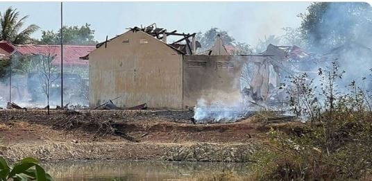 20 Cambodian soldiers killed in ammunition explosion at army base