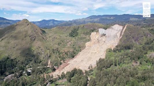 Papua New Guinea leader visits community hit by landslide