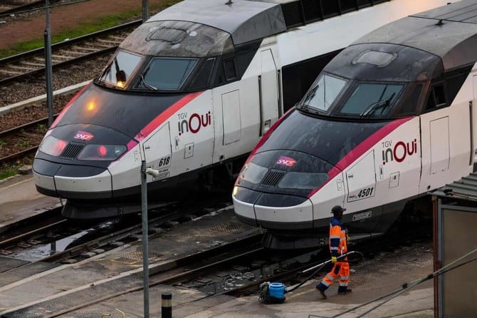 Paris braces for Olympics opening ceremony as rail network ‘sabotaged’