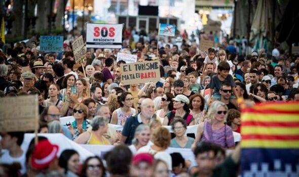 In Spain’s Mallorca, 20,000 people join anti-tourism demonstration