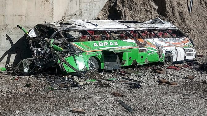 2 separate bus accidents in Pakistan leave at least 35 people dead, officials say