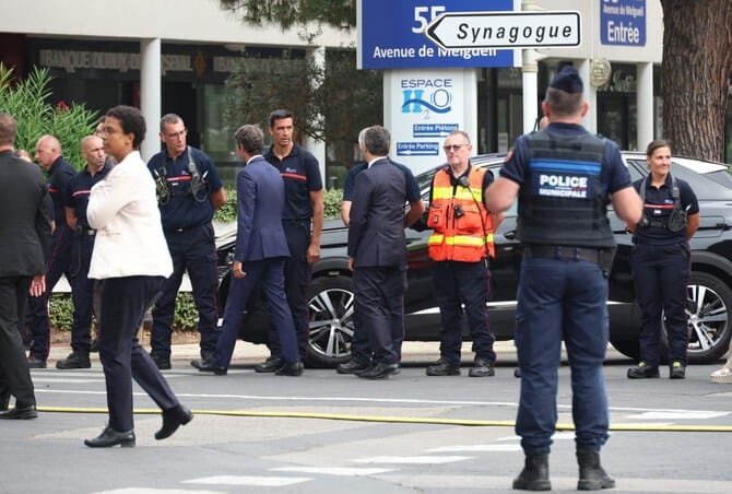 French authorities arrest suspect in synagogue explosion that injured officer