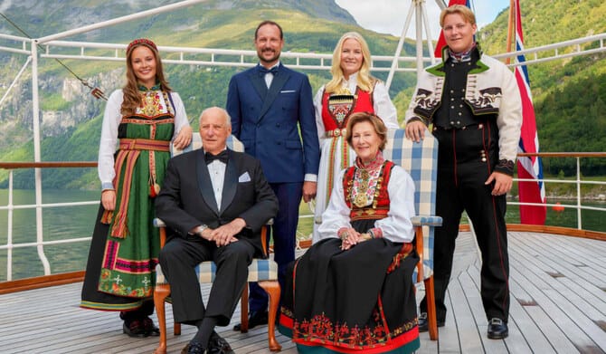 A Norwegian princess marries an American self-styled shaman in front of a star-studded audience