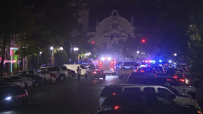Mass shooting kills 4 and wounds 17 in nightlife district in southern US
