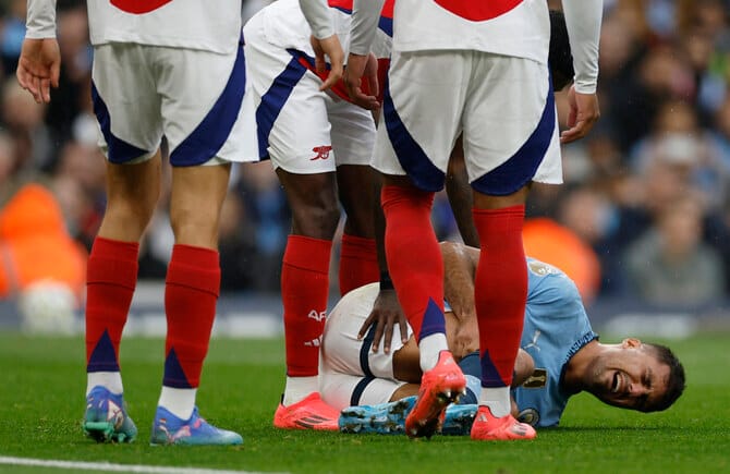 Man City’s Rodri will miss the rest of the season after undergoing knee surgery