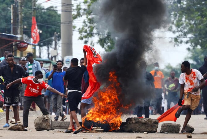 Mozambique tense ahead of election results