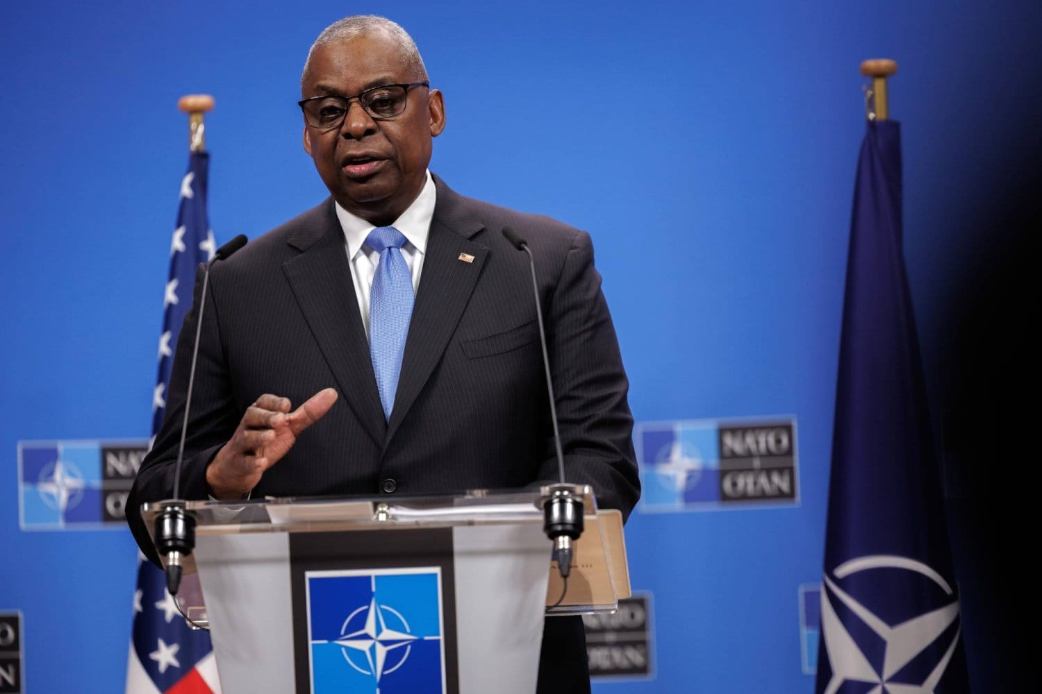 As US election looms, Pentagon chief visits Ukraine in show of support