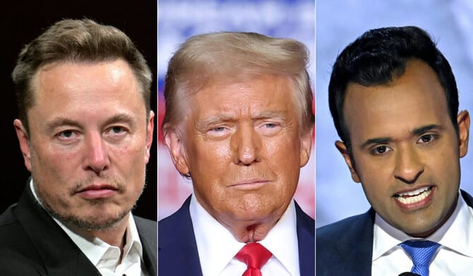 Trump says Musk, Ramaswamy will form outside group to advise White House on government efficiency