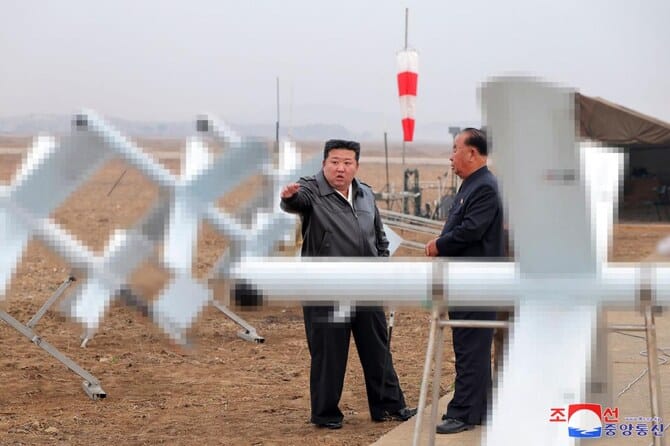 North Korea tests exploding drones as Kim Jong Un calls for mass production