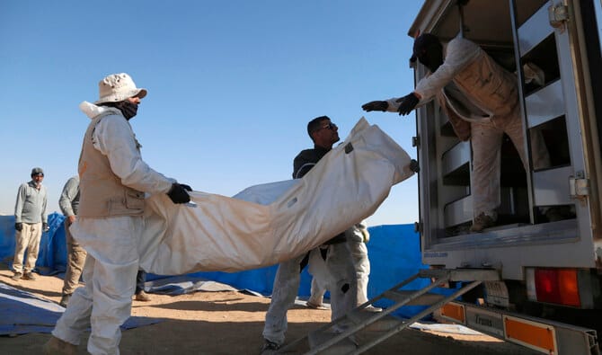 Bodies of about 100 Kurdish women, children found in Iraq mass grave