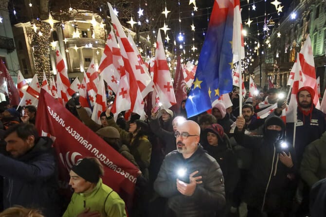 Mikheil Kavelashvili sworn in as Georgia’s president amid political crisis