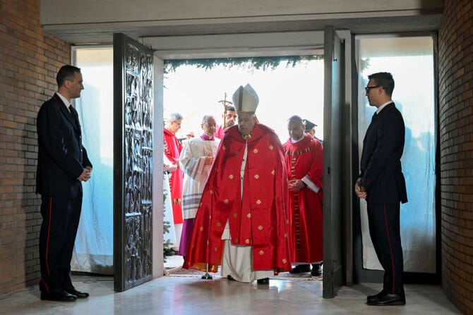 Pope Francis opens special ‘Holy Door’ for Catholic Jubilee at Rome prison