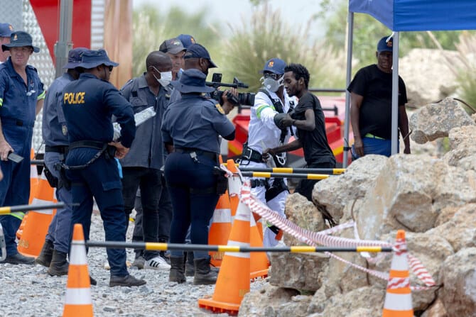 Standoff in South Africa ends with 87 miners dead and anger over police’s ‘smoke them out’ tactics