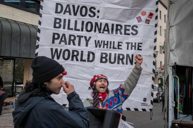 Anti-poverty group says billionaires’ wealth soared in 2024 as the elites prepare for another Davos