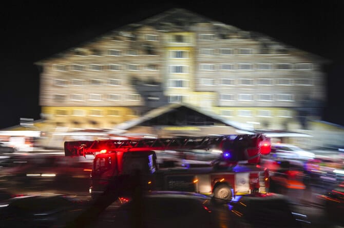 Turkiye detains nine people over ski resort hotel fire that killed 76