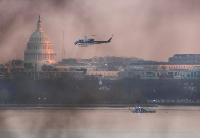 Everyone aboard American Airlines jet that collided with Army helicopter feared dead