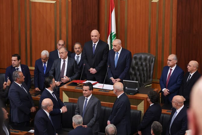 Lebanon’s Joseph Aoun to work to ensure state has exclusive right to carry arms