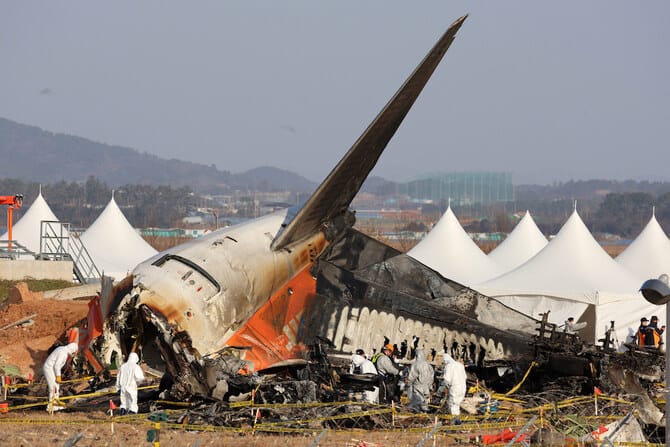 Jeju Air crash black boxes stopped recording before flight crashed