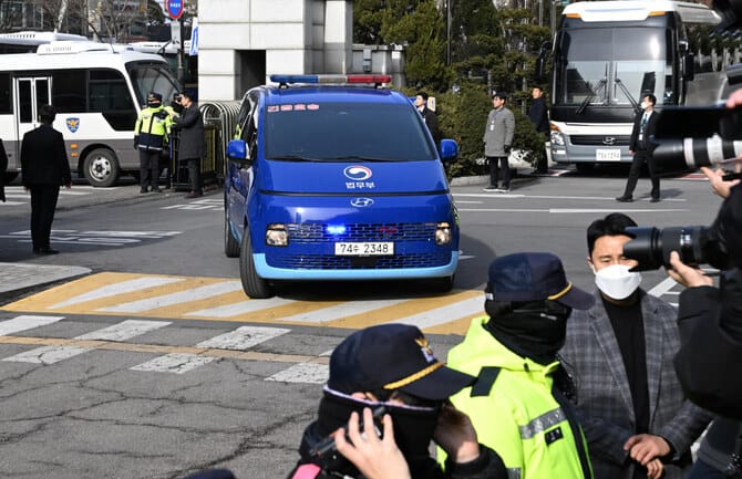 South Korea’s impeached president attends court to fight detention extension