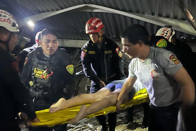 At least 3 dead, 74 injured after food court roof collapses in Peru