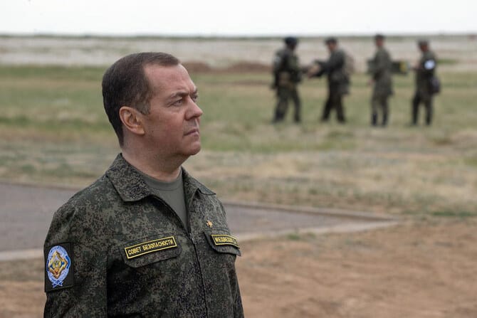 Russia’s Medvedev calls Ukraine’s territory exchange proposals ‘nonsense’