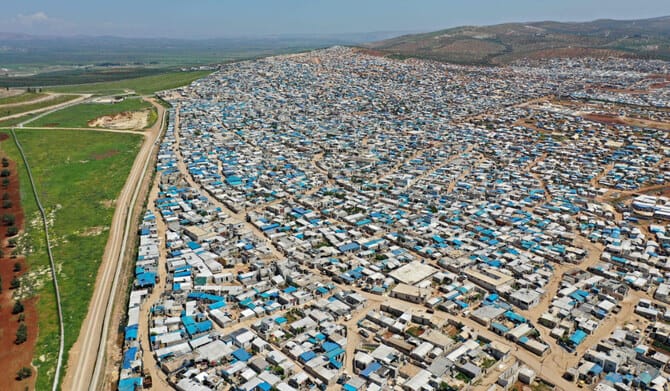 Syrians stuck in camps after finding homes destroyed