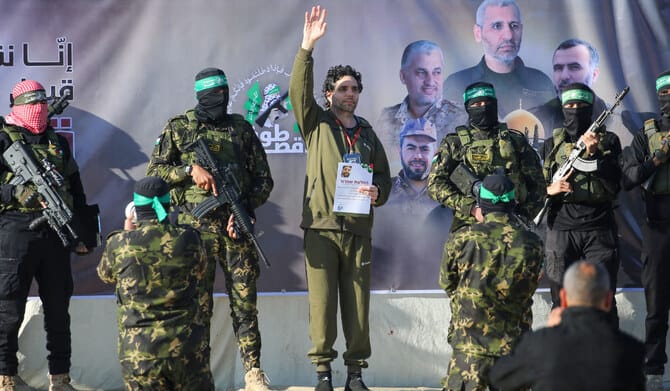 Gaza ceasefire sees its smoothest exchange yet of Israeli hostages for Palestinian prisoners