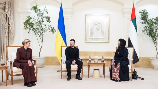 Ukraine’s Zelensky in UAE for official visit