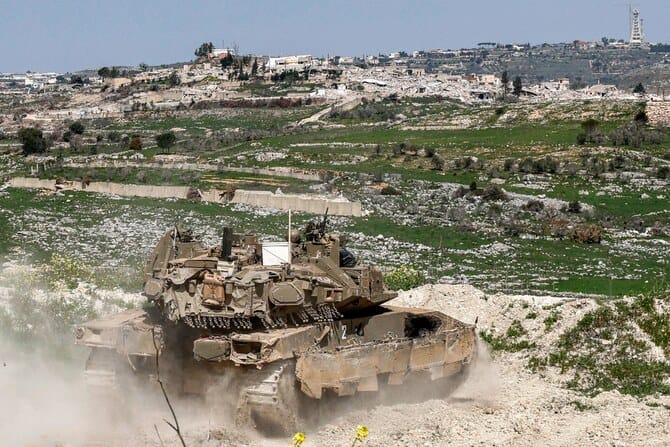 Israel carries out strikes against Hezbollah in south Lebanon, military says