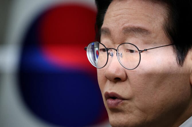 South Korea tightens security for opposition leader over suspected plot, Yonhap reports