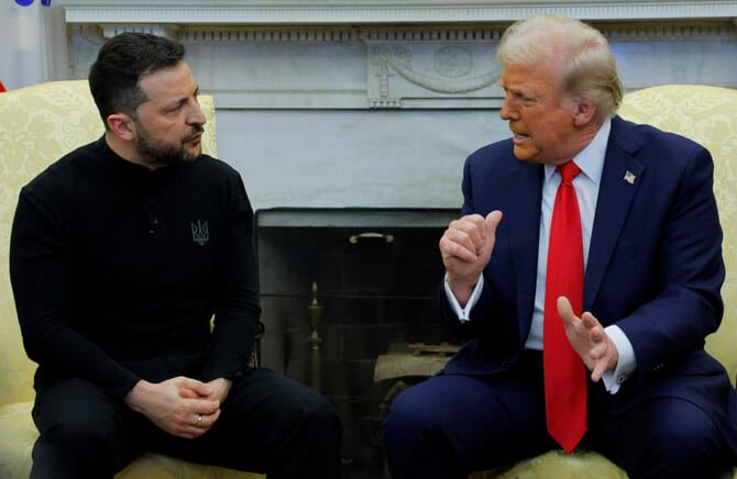 Trump shouts at Zelensky as he and Vance berate Ukrainian leader as ‘disrespectful’