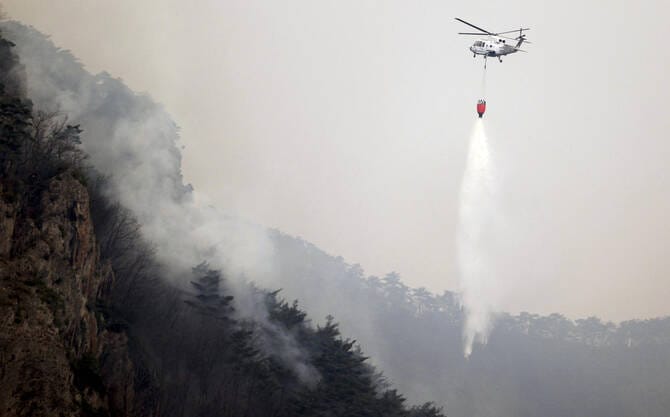 South Korea faces uphill battle to contain massive wildfires as the death toll rises to 26