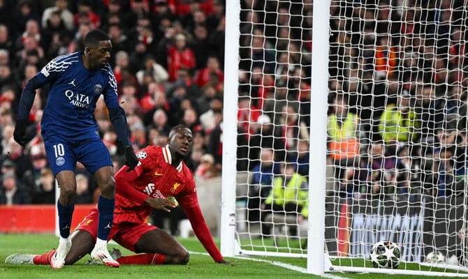 PSG stun Liverpool on penalties to make Champions League quarters