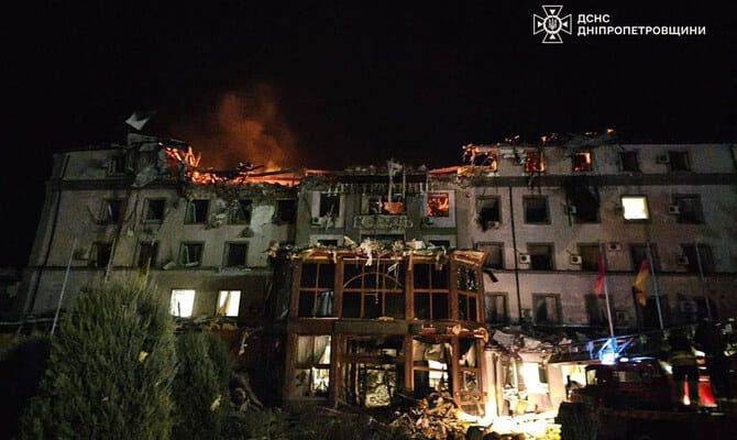 Russian drone attack on Kyiv kills two, injures several, Ukrainian officials say
