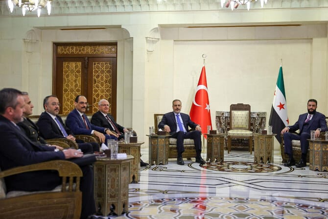 Turkish top officials make sudden trip to Damascus after Syria’s deal with Kurdish-led group