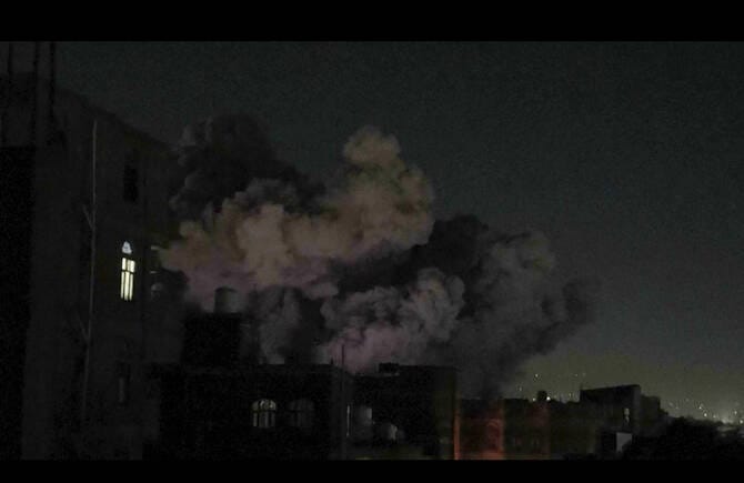 Suspected US strikes pummel Houthi-controlled areas of Yemen