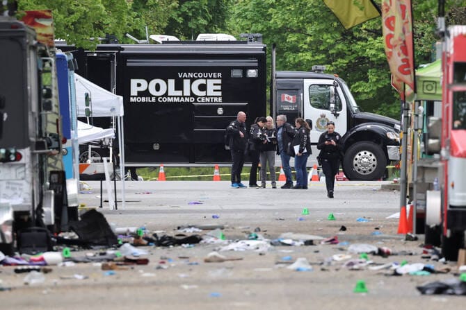 Vancouver ramming attack suspect charged with murder as hundreds attend vigils for victims