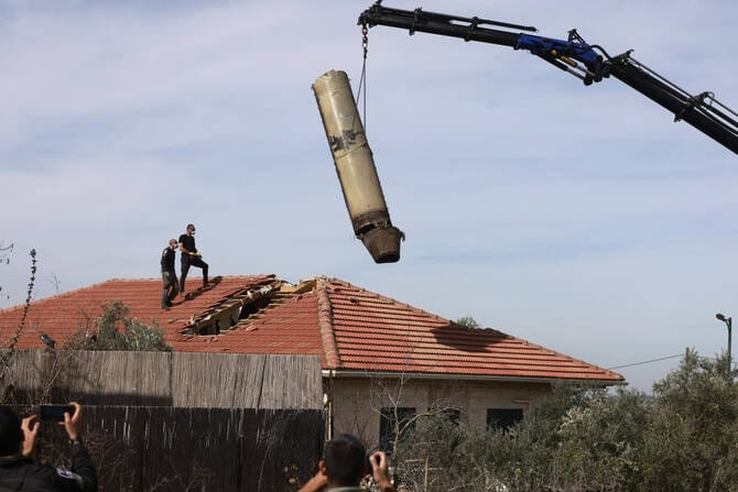 Israel says intercepted missile launched from Yemen