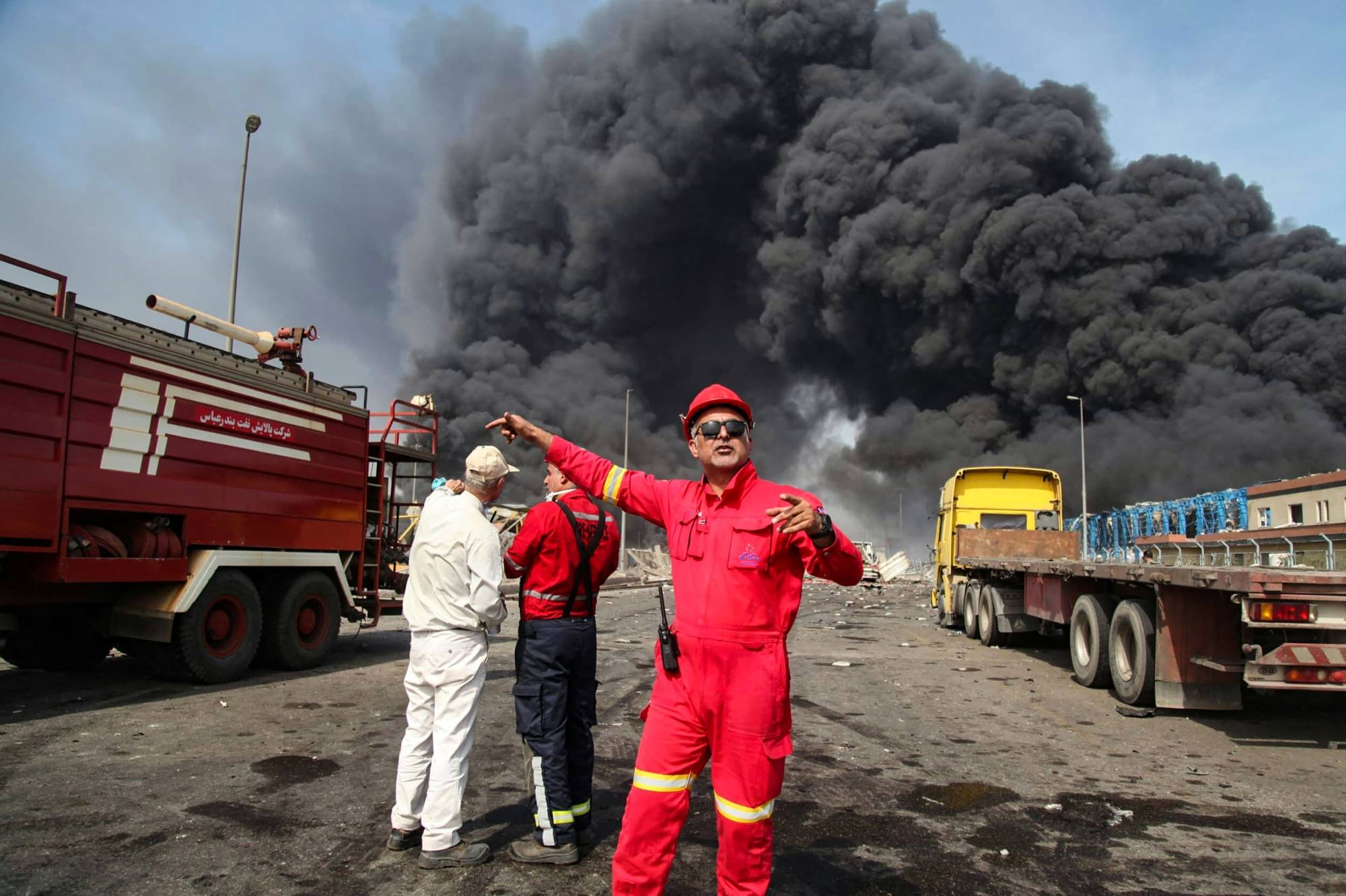 25 killed, fires still burning in huge Iran port blast