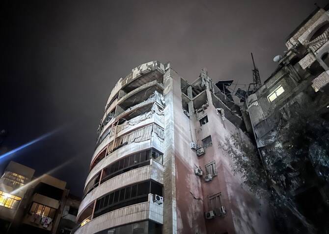 Three killed in Israeli strike targeting Hezbollah militant in Beirut