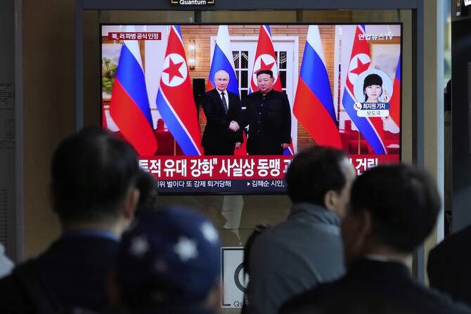 Putin lauds North Korean troops’ ‘feat’ in helping regain territory in Kursk