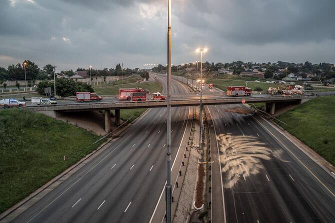 15 killed in head-on road crash in South Africa