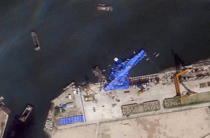 North Korea denies warship was severely damaged as full investigation underway on its failed launch