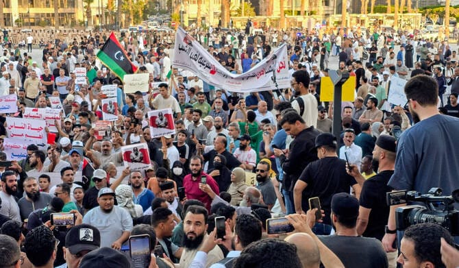 Libya protesters call on PM to quit in third weekly march