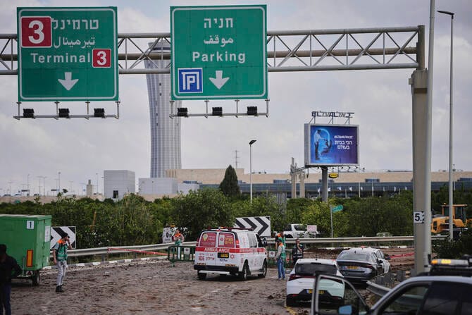 Missile launched from Yemen lands near Israel’s main airport
