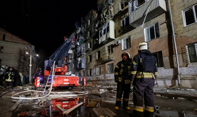 Ukraine says Russia attacked it overnight with 183 drones and two missiles